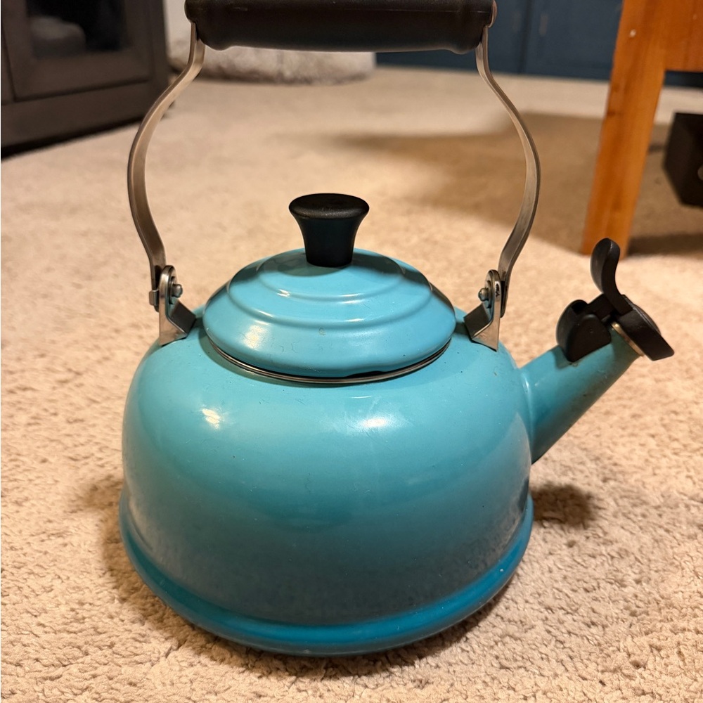 Le Creuset Turquoise Tea Kettle